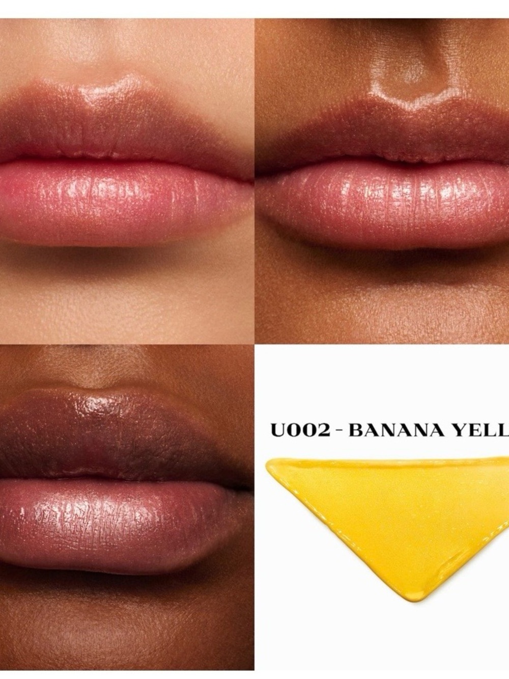Prada Lip Balm Stick – U002 Banana Yellow Moisturizing Tint - Picture 4 of 6